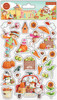 5 Pack Craft Consortium Happy Harvest Puffy Stickers 25/PkgCSTKR005 - 5060921931062