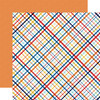 25 Pack First Responder Double-Sided Cardstock 12"X12"-Valiant Plaid FR295-12 - 793888128491
