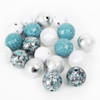 CousinDIY BUbblegum Bead 20mm 20/Pkg-Brushed Silver - 40002167