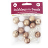 CousinDIY Bubblegum Bead 20mm 20/Pkg-Brushed Gold 40002170 - 191648126433