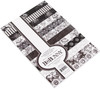 3 Pack BoBunny Single-Sided Paper Pad 6"X8" 36/Pkg-Tuxedos & Tiaras, 12 Designs/3 Each 7311125