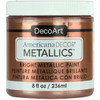 3 Pack Americana Decor Metallics 8oz-Rose Gold -ADMTL-03 - 766218091659