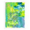 Stampendous Quick Card Backgrounds-Yellow & Green Splash QC001