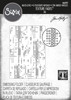Sizzix Texture Fades Embossing Folder By Tim Holtz-Multi-Level Dotted - 666292 - 630454285076