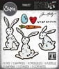 Sizzix Thinlits Dies By Tim Holtz 15/Pkg-Bunny Stitch 666293 - 630454285083