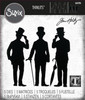 Sizzix Thinlits Dies By Tim Holtz 5/Pkg-Gentlemen 666286 - 630454285014
