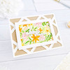 Pinkfresh Studio Cling Rubber Background Stamp-Mixed Blooms PF182422