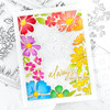 Pinkfresh Studio Clear Stamp Set 6"X8"-Floral Border PF182622