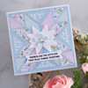 Spellbinders Clear Acrylic Stamps By Becca Feeken-Quilty Hugs Sentiments STP156