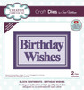 Creative Expressions Craft Dies By Sue Wilson-Block SentimentsBirthday Wishes CED4466 - 5055305975800