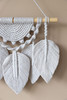 Hoooked Macrame Kit W/Spesso Yarn-Wall Hanging Faros - Biscuit - PAK27430