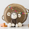 Hoooked Amigurumi DIY Kit W/Eco Barbante Yarn-Monkey Mace Taupe PAK125