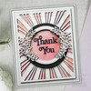 Creative Expressions Craft Dies By Sue Wilson-Block SentimentsThank You CED4468