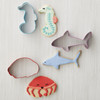 Wilton Metal Cookie Cutter Set 3/Pkg-Seahorse, Jellyfish And Shark W0800358