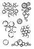 Woodware Clear Stamp 3"X4"-Singles Circles FRM055