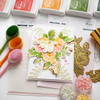 Pinkfresh Studio Hot Foil Plate-Floral Trio PF192123
