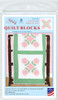 Jack Dempsey Stamped White Quilt Blocks 18"X18" 6/Pkg-Cross-Stitch Pretty In Pink 732 55 - 013155470550