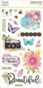 Simple Vintage Life In Bloom Chipboard Stickers-6"X12" SVL19728 - 810112380958