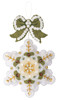 Bucilla Felt Ornaments Applique Kit Set Of 6-Holiday Glitz 89637E