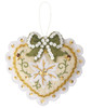 Bucilla Felt Ornaments Applique Kit Set Of 6-Holiday Glitz 89637E