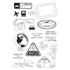 Here & There Photopolymer Clear Stamps-17/Pkg ERE19815