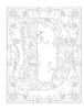 Creative Haven: Floral Alphabet Designs Coloring Book-Softcover - B6850559 Creative Haven: Floral Alphabet Designs Coloring Book-Softcover - B6850559