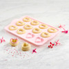 Trudeau Silicone Donut Pan-Pink Heart, 12ct 05121053