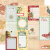 25 Pack Simple Vintage Berry Fields Double-Sided Cardstock 12"X12"-Journal Elements BER12-20111 - 810112382112