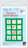 2 Pack Jack Dempsey Stamped White Nursery Quilt Blocks 9"X9" 12/Pkg-Around The Farm 300 961 - 013155159615