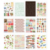 2 Pack Simple Stories Sticker Book 12/Sheets-Simple Vintage Berry Fields, 386/Pkg BER20125