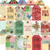 25 Pack Simple Vintage Berry Fields Double-Sided Cardstock 12"X12"-Tag Elements BER12-20110 - 810112382105