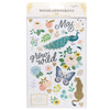 3 Pack Maggie Holmes Woodland Grove Sticker Book-Gold Foil Accents 296/Pkg MH021901 - 718813174862