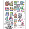 3 Pack Dress My Craft Transfer Me Sheet A4-Doodled Owls MCDP4732 - 194186008964