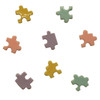 6 Pack Buttons Galore Flatbackz Embellishments-Puzzle Pieces FBZ-106