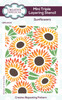 4 Pack Creative Expressions Mini Layering Stencil 4"X3" 3/Pkg-Sunflowers CEMLSSUN - 5055305983119