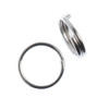 3 Pack John Bead Split Ring 6mm 142/Pkg-Silver 1401018
