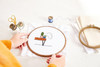 3 Pack - Anchor Faux Wood Round Embroidery Hoop 8"- - A4407008 3 Pack - Anchor Faux Wood Round Embroidery Hoop 8"- - A4407008