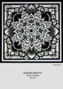 2 Pack Creative Expressions 7"X7" Stencil By Katkin Krafts-Petal Power KKST001