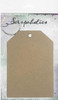 3 Pack Scrapaholics Laser Cut Chipboard 2mm Thick-Tag Style #1 Mini Album S89324 - 745808289324