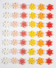 5 Pack Craft Consortium Adhesive Enamel Flowers 42/Pkg-Let Spring Begin CADOT027