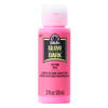 3 Pack FolkArt Glow-in-the-Dark Acrylic Colors 2oz-Pink GLOW2OZ-2871 - 028995028717