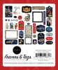 3 Pack Carta Bella Cardstock Ephemera 33/Pkg-Frames & Tags, Pirates PT318025