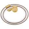3 Pack - Anchor Faux Wood Oval Embroidery Hoop 8"-Interior Of Oval Hoop Is 6"X7.5" - A4407X08 - 073650065293