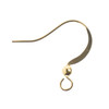 3 Pack John Bead Earwire with Bead 60/Pkg-Gold 1401023