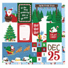 25 Pack Santa Please Stop Here Double-Sided Cardstock 12"x12"-Team Santa PSPS12-4219 - 709388342190