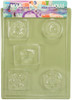 6 Pack Life Of The Party Soap Mold 7.75"X10.25"-5 Cavity Flowers 151-70 - 649979151704