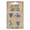 2 Pack - Idea-Ology Metal Adornments 4/Pkg-Foliage - TH94311 - 040861943115
