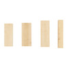 2 Pack Walnut Hollow Blocks Econo Basswood 6/Pkg-Assorted Sizes 499961 - 046308426135