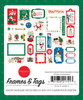 3 Pack - Carta Bella Cardstock Ephemera-Frames & Tags, Season's Greetings - SG329025