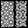 3 Pack Woodware Stencil 6"X6"-Arabesque FRST072